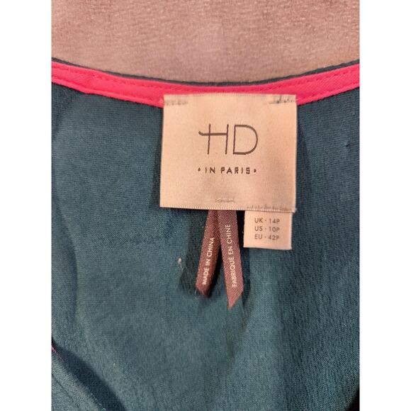 Anthropologie HD In Paris Carissa Dress Womens Size 10 P Bell Sleeve Shift - Picture 3 of 9